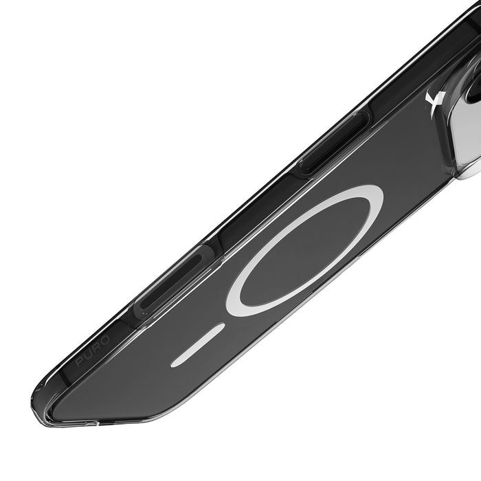 Puro Impact Clear D3O TPU+PC MagSafe Compatible Case for iPhone 17 Air - Transparent