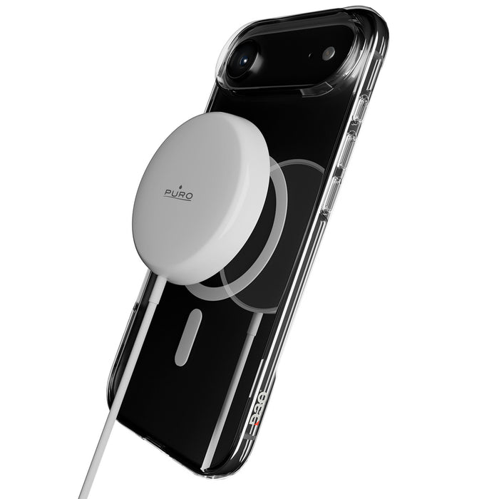 Puro Impact Clear D3O TPU+PC MagSafe Compatible Case for iPhone 17 Air - Transparent
