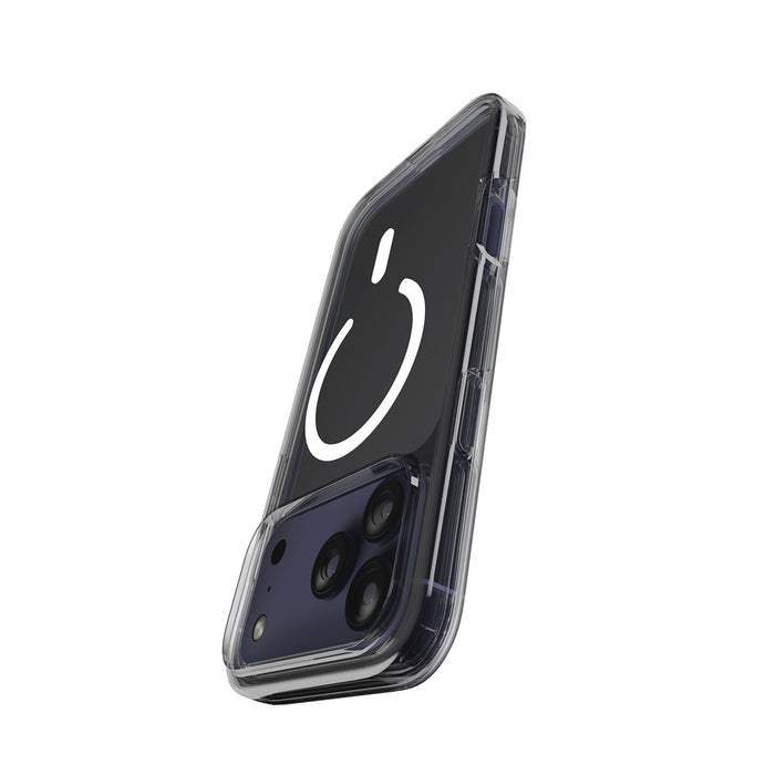 Puro Impact Clear D3O TPU+PC Case Compatible with MagSafe for iPhone 17 Pro Max - Transparent