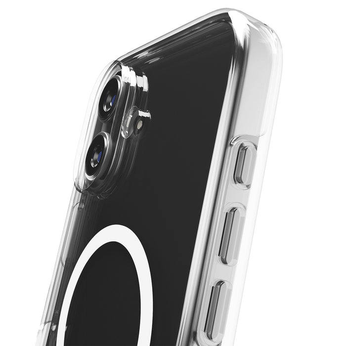 Puro Impact Clear D3O TPU+PC MagSafe Compatible Case for iPhone 17 - Transparent