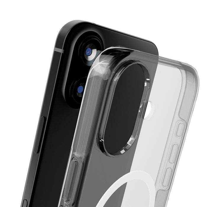 Puro Impact Clear D3O TPU+PC MagSafe Compatible Case for iPhone 17 - Transparent