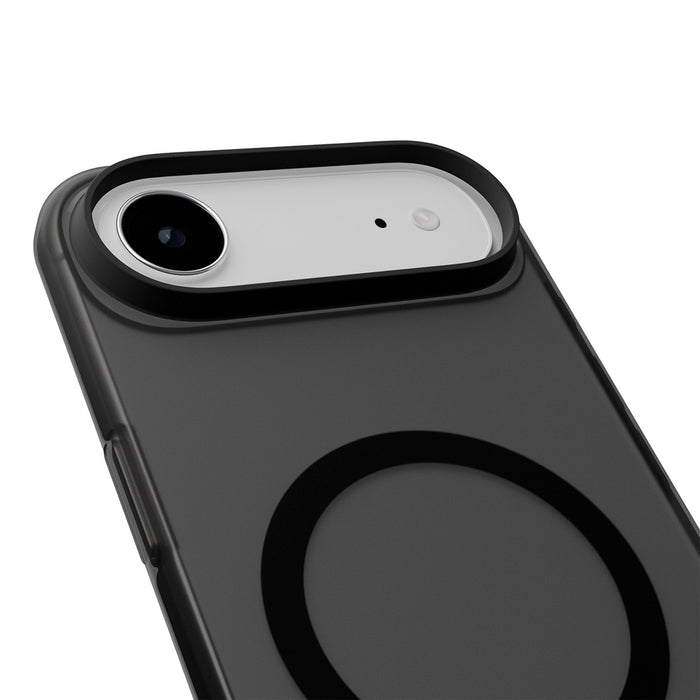Puro Daylight Magsafe Compatible Silicone Case for iPhone 17 Air - Translucent Black