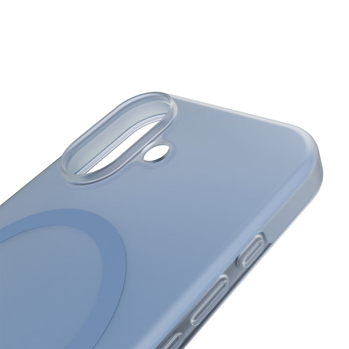 Puro Daylight Magsafe Compatible Silicone Case for iPhone 17 - Translucent Blue