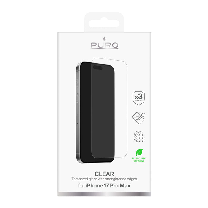 Puro Standard Tempered Glass for iPhone 17 Pro Max