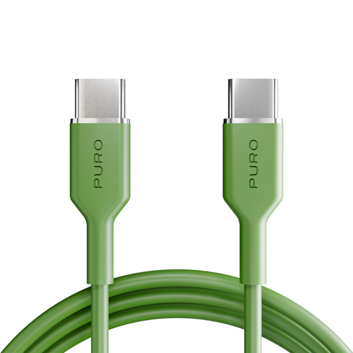 Puro ICON USB-C - USB-C cable 1.5m - green