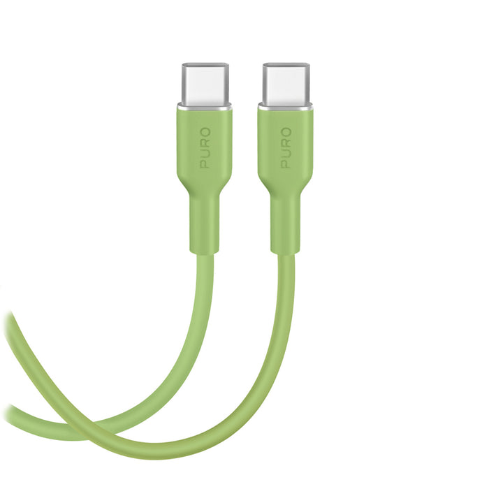 Puro ICON USB-C - USB-C cable 1.5m - green