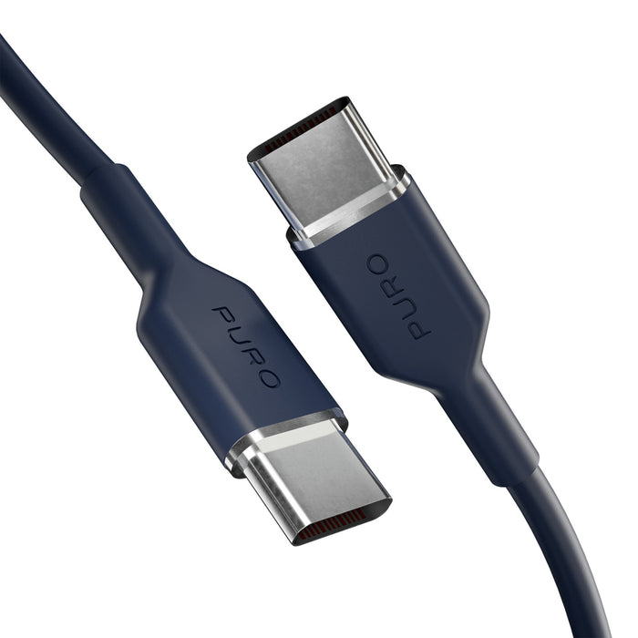 Puro ICON USB-C - USB-C Cable 1.5m - Navy Blue
