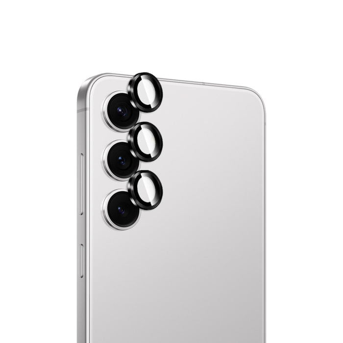 Puro tempered glass for the rear camera for Samsung Galaxy S26/S26 Plus - with a black frame