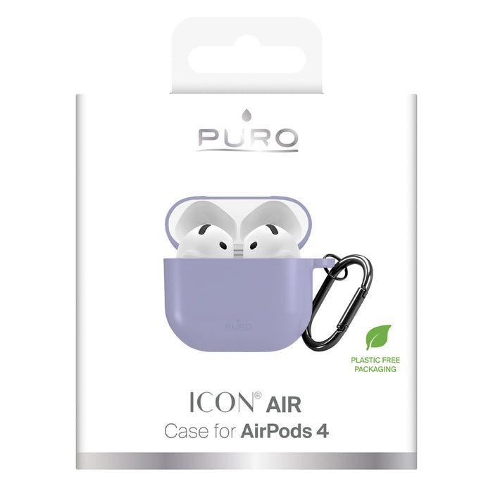 Puro Icon Case for AirPods 4 - Purple
