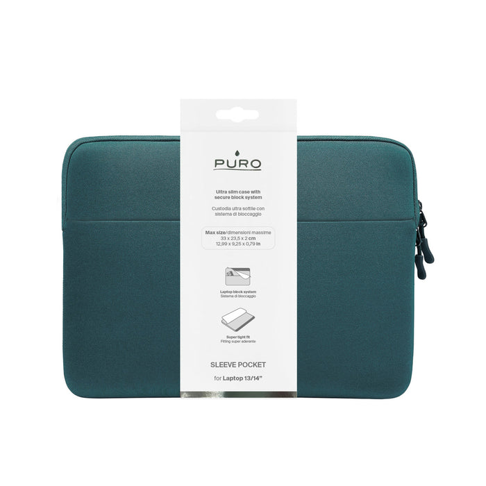 Puro Slim Pocket 13" Laptop Bag - Green