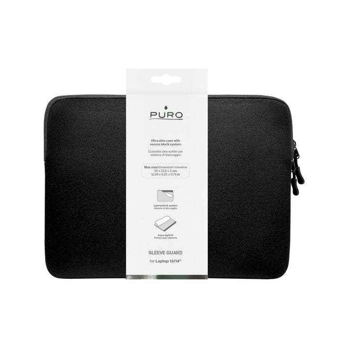 Puro Slim Guard 14" Laptop Bag - Black