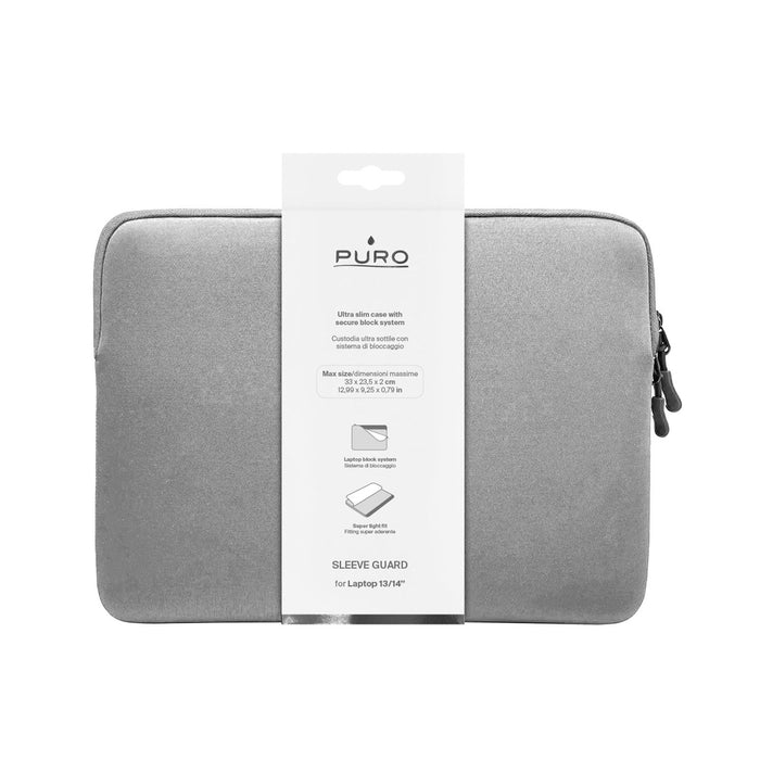 Puro Slim Guard 14" Laptop Bag - Gray