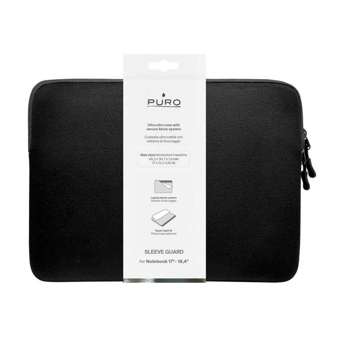 Puro Slim Guard 18" Laptop Bag - Black