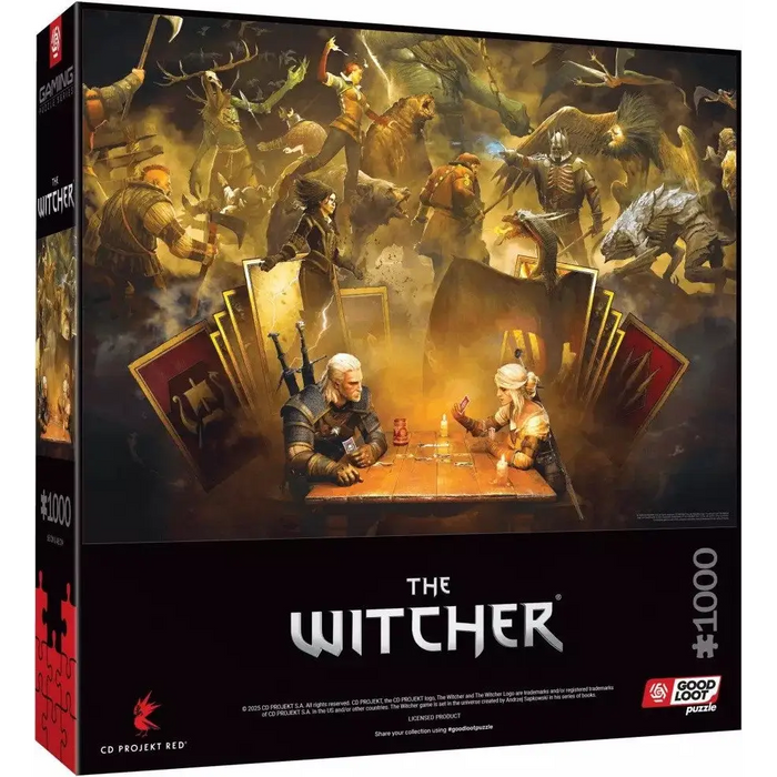 Puzzle Good Loot Gaming - The Witcher: Playing Gwent 1000 pc(s) - TraditionalPUZ-TRA<<<(Games and Toys)