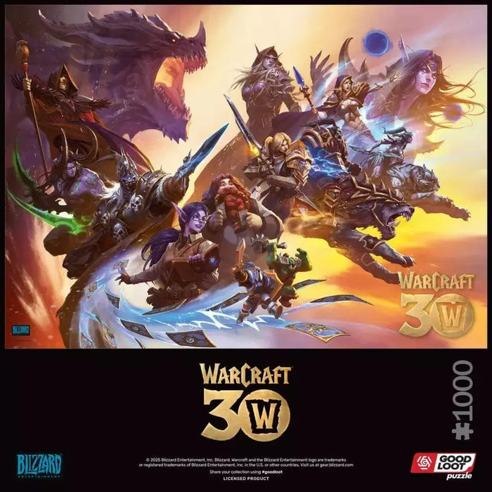 Puzzle Good Loot Gaming - World of Warcraft: Warcraft 30th Anniversary 1000 pc(s) - TraditionalPUZ-TRA<<<(Games