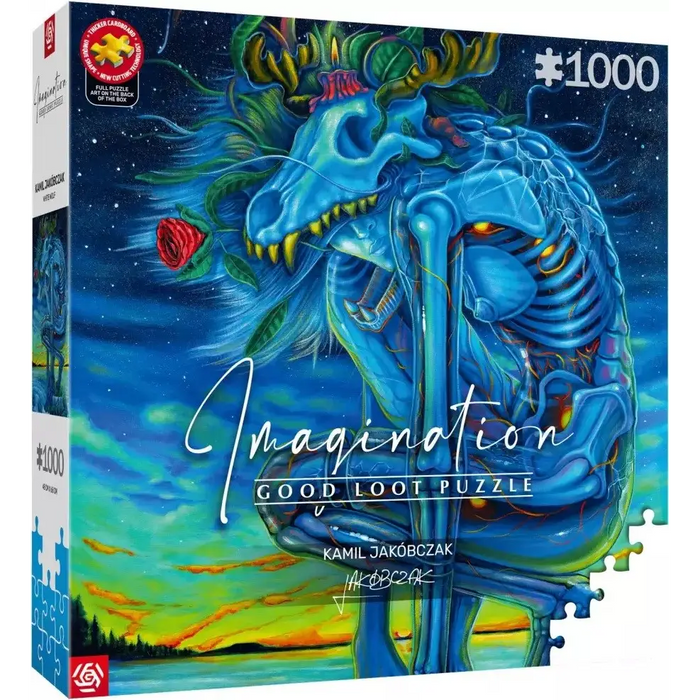 Puzzle Good Loot Imagination - Kamil Jakóbczak: White Wolf 1000 pc(s) - TraditionalPUZ-TRA<<<(Games and Toys)