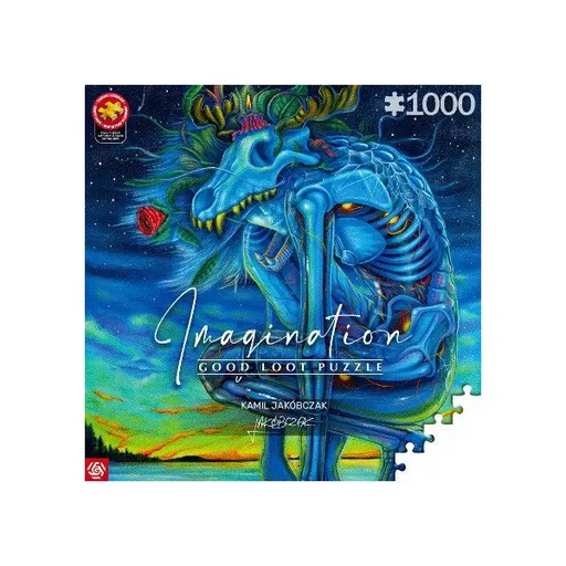 Puzzle Good Loot Imagination - Kamil Jakóbczak: White Wolf 1000 pc(s) - TraditionalPUZ-TRA<<<(Games and Toys)