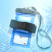 PVC waterproof armband phone case - blue - Sport products<<<HurtelXML