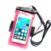 PVC waterproof armband phone case - pink - Sport products<<<HurtelXML