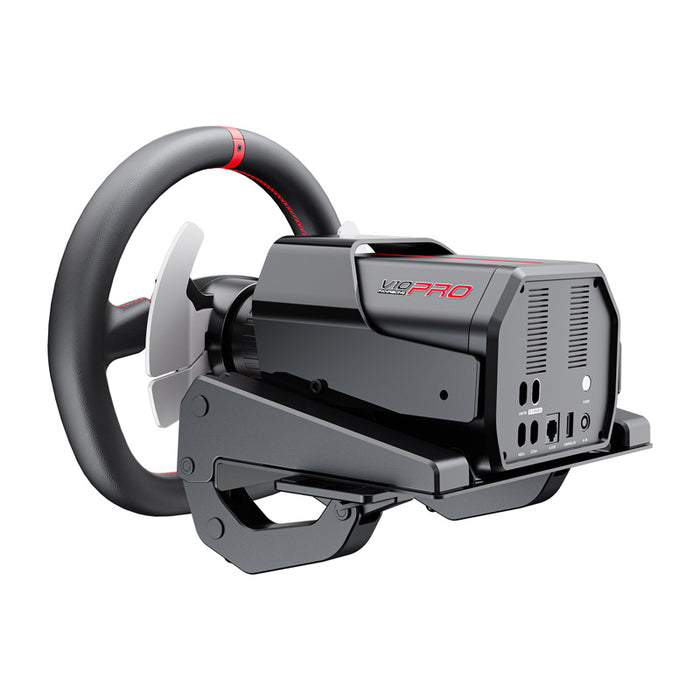 PXN-V10 Pro gaming set - steering wheel + pedals + mounting clamps (PC / PS4 / Xbox One / Xbox Series X|S)