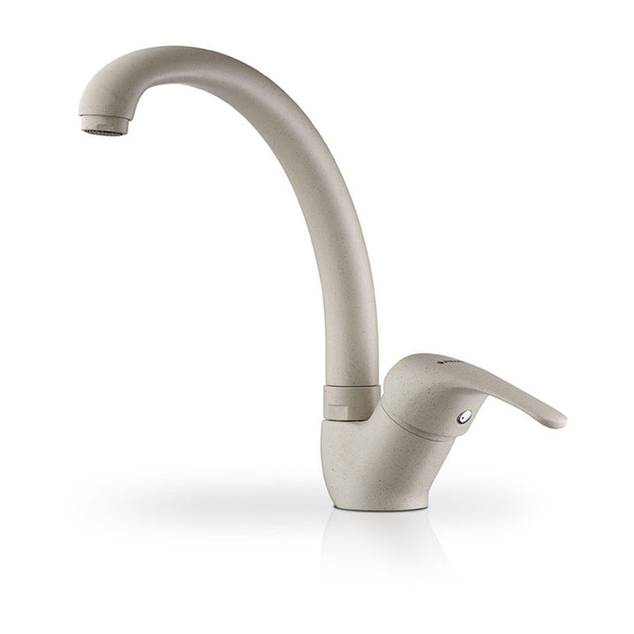 KITCHEN FAUCET WITH GRANITE COVER PYRAMIS MEZZO BEIGE