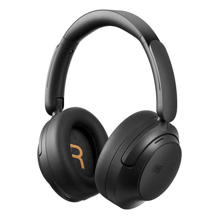 QCY H3S Wireless On-Ear Headphones with LDAC and ANC Noise Cancellation - Black