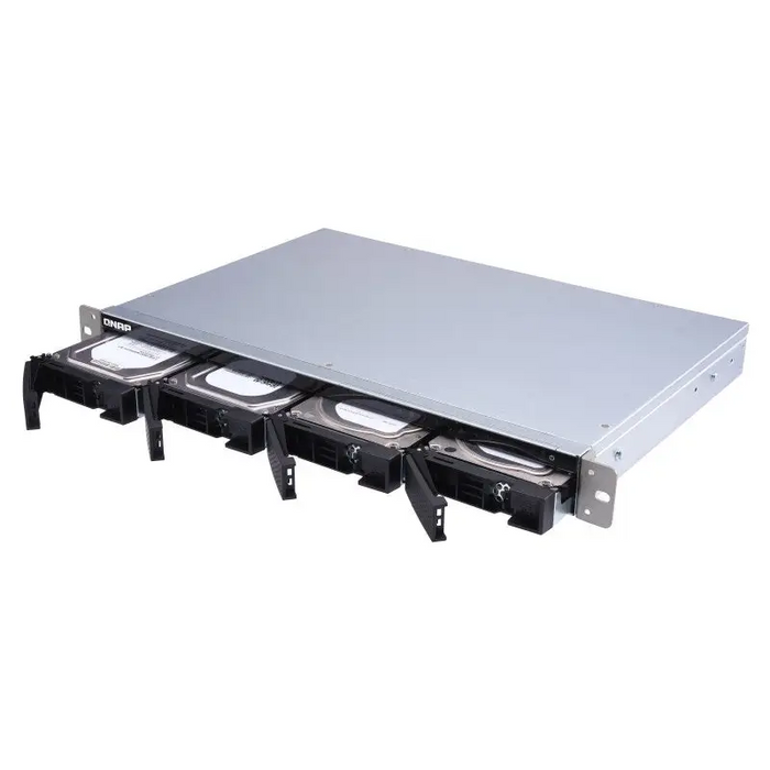 QNAP TS-431XeU NAS Rack (1U) Ethernet LAN Black Stainless steel Alpine AL-314
