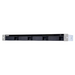 QNAP TS-431XeU NAS Rack (1U) Ethernet LAN Black Stainless steel Alpine AL-314