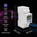 Qoltec 50882 Single phase electronic energy consumption meter for DIN rail | Wi-Fi | TUYA | 230V | LCD - Energy