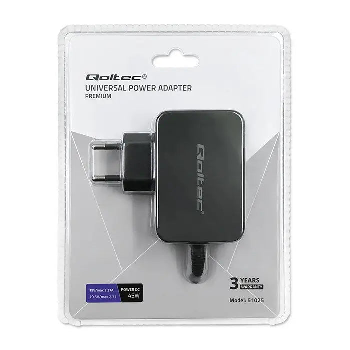 Qoltec 51025 power adapter/inverter Black - Power supplies for laptopsZDL-NOT<<<Power supplies for computers
