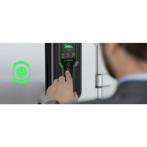 Qoltec Mobile charger for electric cars EV with 2-in-1 adjustment Type 2 7kW CEE 32A/5 PIN 230V LCD Portable Wallbox 5m