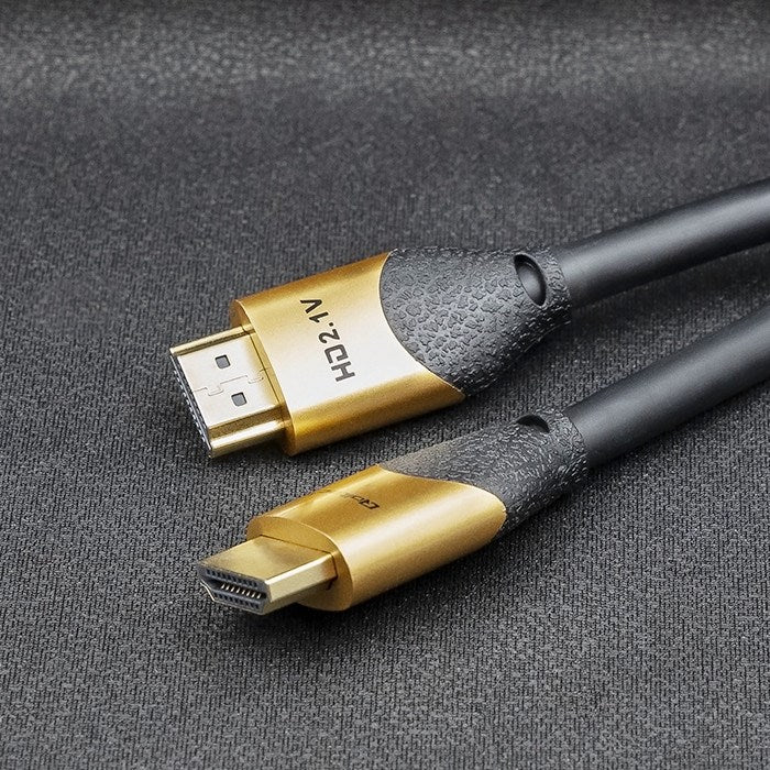 Qoltec 50356 HDMI v2.1 Cable Ultra high speed 8K | 60Hz | 28AWG | GOLD | 3m