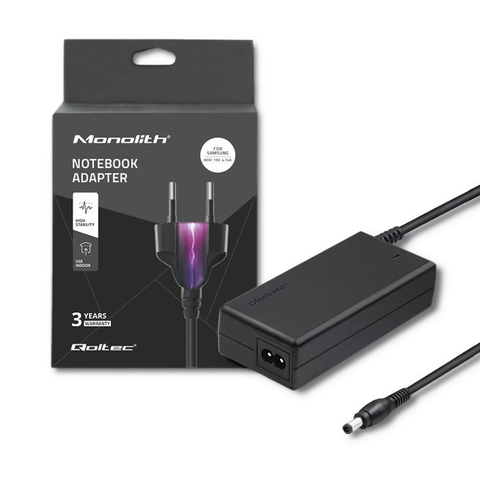 Qoltec 50089.90W power adapter/inverter Indoor Black