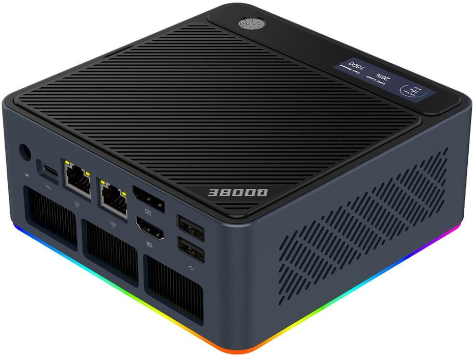 Qoobe U155H Mini PC with Core Ultra 7 155H/16GB/512GB SSD/Windows 11 Pro, black (branded as Morefine)