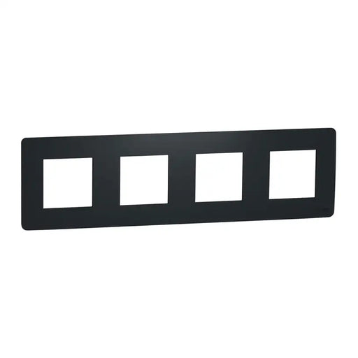 QUAD FRAME ANTHRACITE SCHNEIDER UNICA (NU200854) - Ключове и контакти<<<Електроматериали<<<Praktiker&&&Ключове и