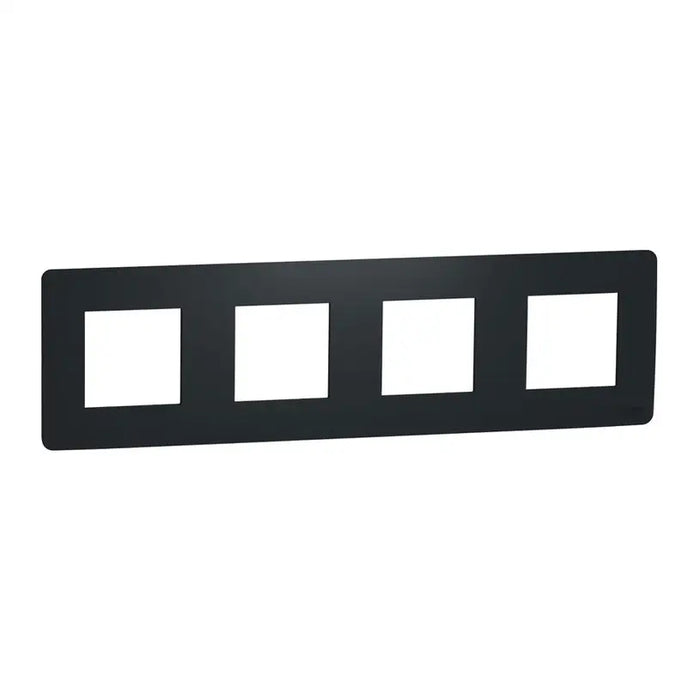 QUAD FRAME ANTHRACITE SCHNEIDER UNICA (NU200854) - Ключове и контакти<<<Електроматериали<<<Praktiker&&&Ключове и