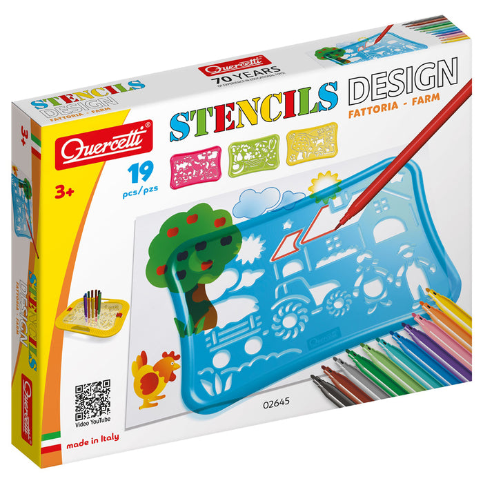 QUERCETTI Paint with stencils Stencil Design Farm 7 p.m.