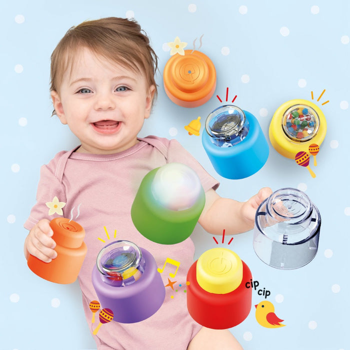 QUERCETTI Constructor Momy Soft Sensory Blocks Discovery 8h.
