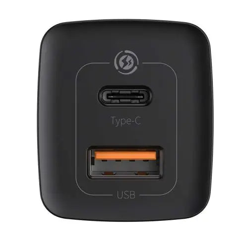 Quick Travel Charger Baseus GaN2 Lite USB + C 65W EU (black) - Travel Charger<<<Accessories<<<Основна<<<DunaXML&&&mains