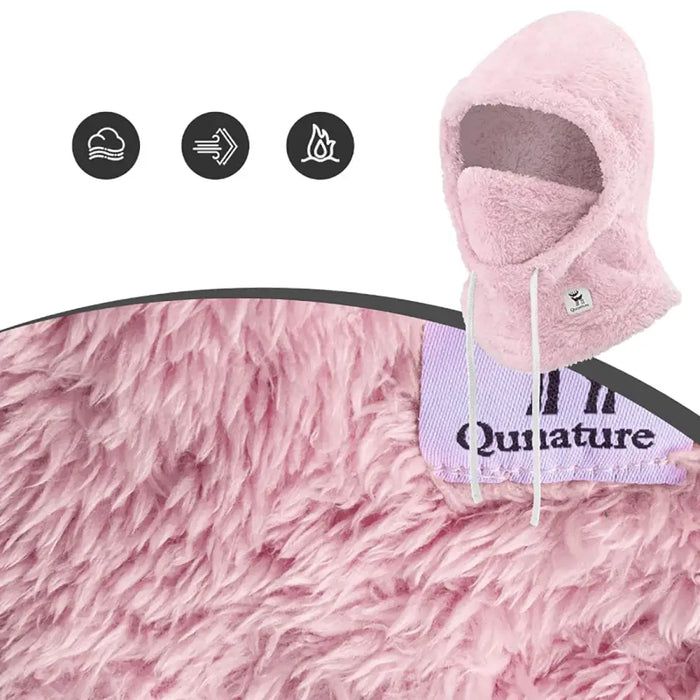 Qunature Arctic Velvet Ski Balaclava Size M - Pink - Sport products<<<HurtelXML
