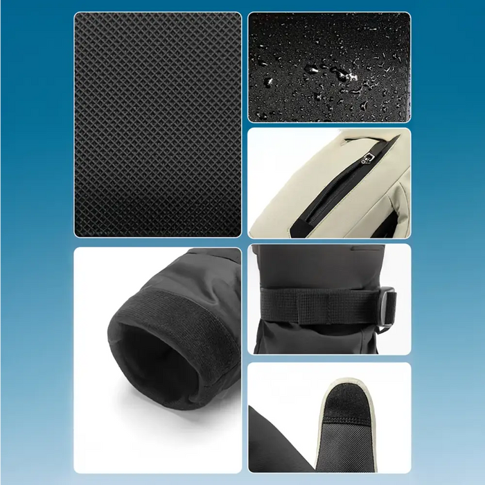 Qunature Full Length Ski Gloves Size L - Light Brown - Sport products<<<HurtelXML