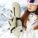 Qunature Full Length Ski Gloves Size L - Light Brown - Sport products<<<HurtelXML
