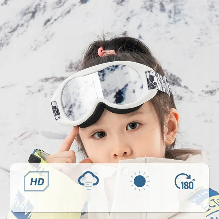 Qunature Panda Ski Goggles for Kids - Black/White - Sport products<<<HurtelXML