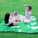 Qunature picnic mat waterproof camping blanket 2 x 2 m - green - Others<<<HurtelXML