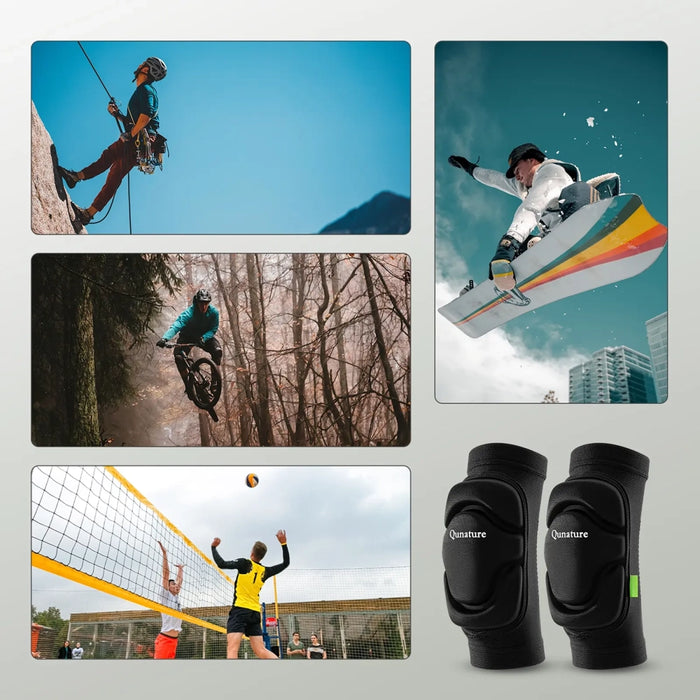 Qunature 2206000102 Elbow Ski Protectors Size M - Black