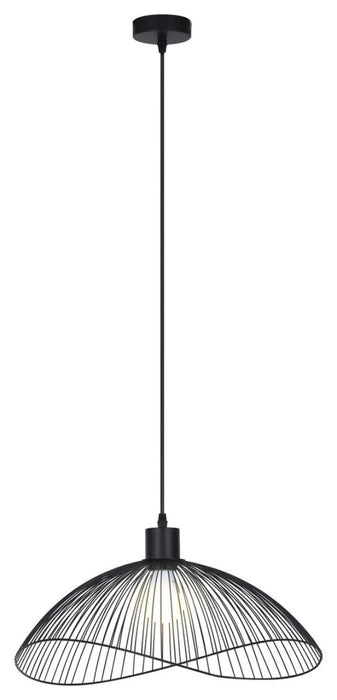 PENDANT IDUNA E27 1X60W BLACK MAT