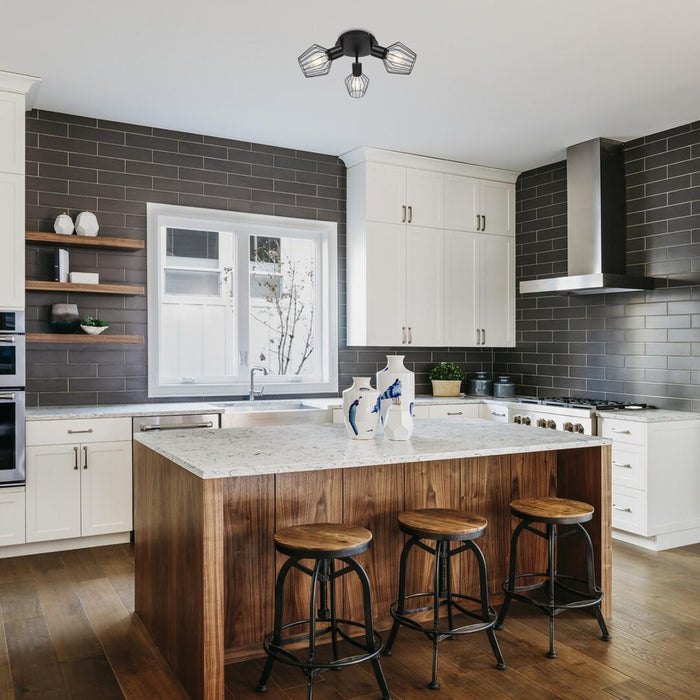 SPOTLIGHT BELANO E27 3X40W BLACK