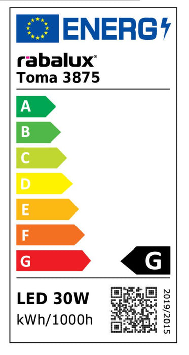 LED CEILING TOMA 30W CHROME IP44