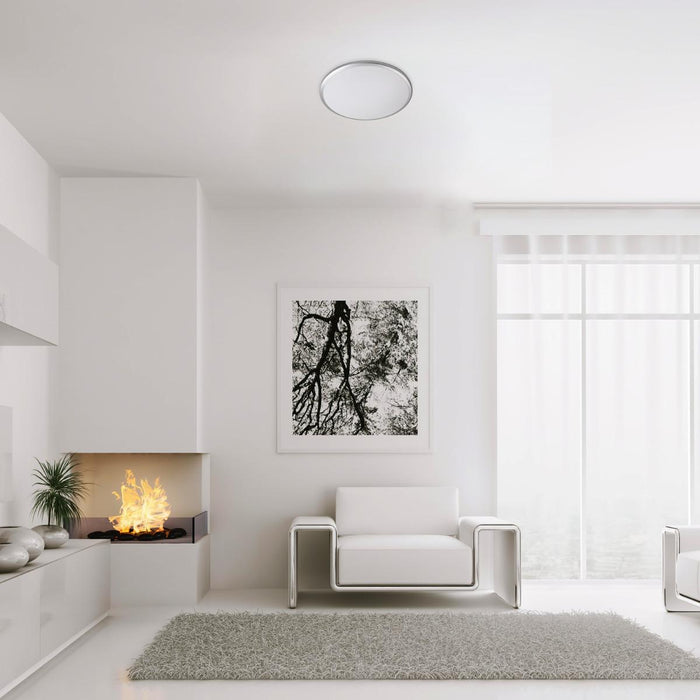 LED CEILING LAMP ENGON 18W 1220LM D27 SILVER