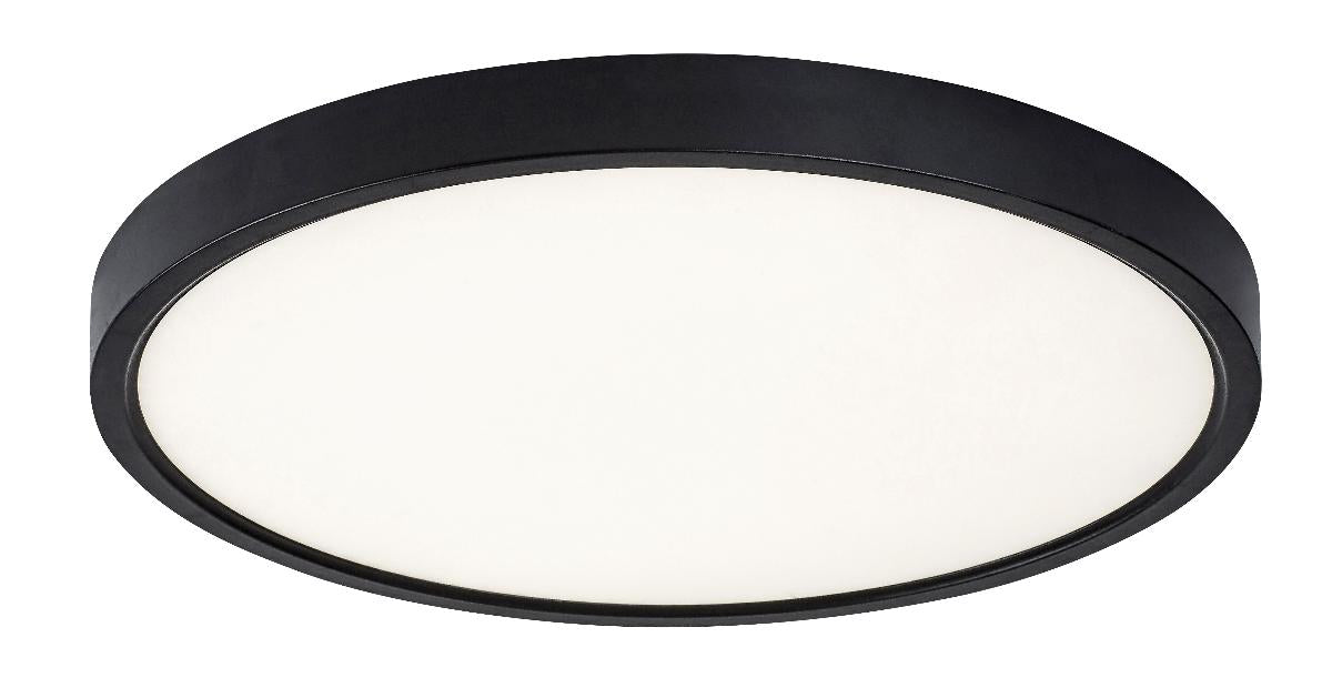 LED CEILING PAULOS 24W D30CM BLACK